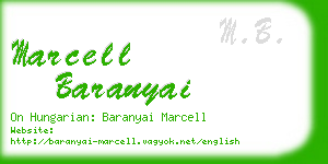 marcell baranyai business card